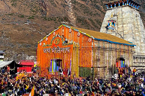 Kedarnath Dham doors closed