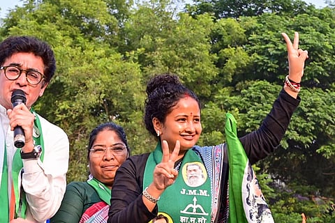 Kalpana Soren campaigns for Jharkhand polls