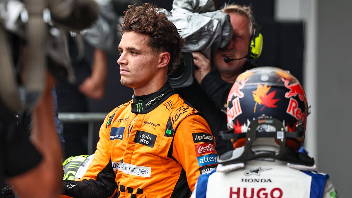 Lando Norris pictured at the Sao Paulo Grand Prix