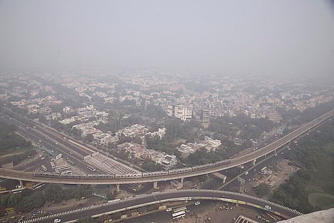 Smog in Noida