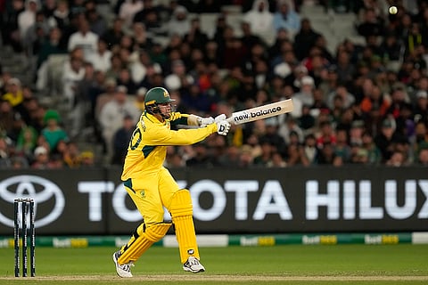 Australia Vs Pakistan, 1st ODI: Australia's Pat Cummins bats against Pakistan