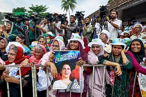 Priyanka Gandhi's rally in Wayanad