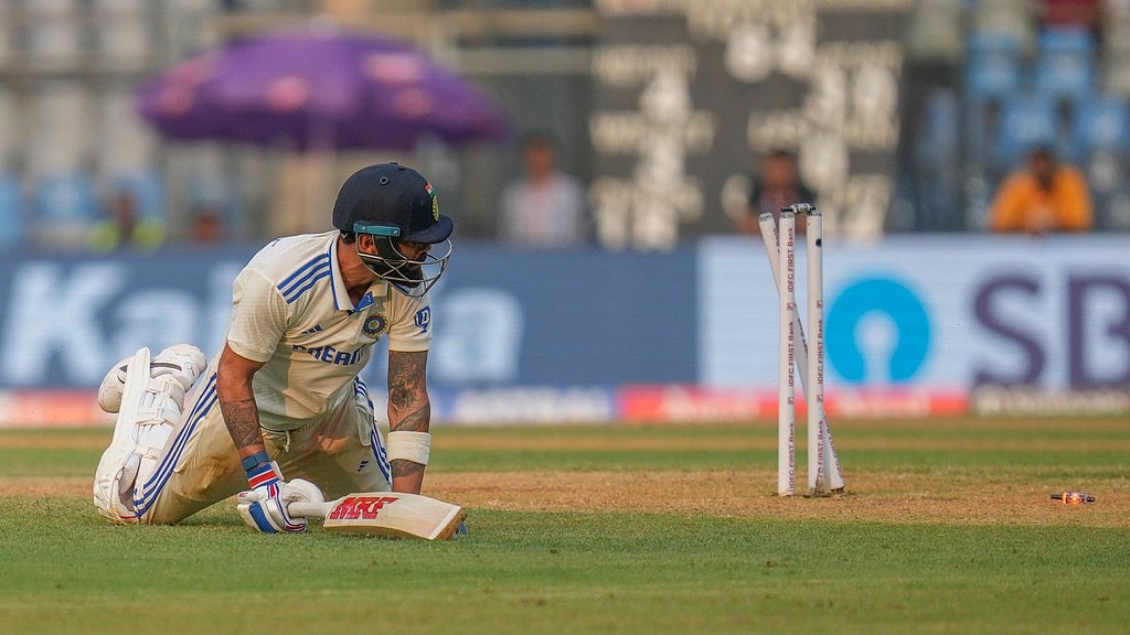 virat kohli runout india vs new zealand 3rd test mumbai ap photo