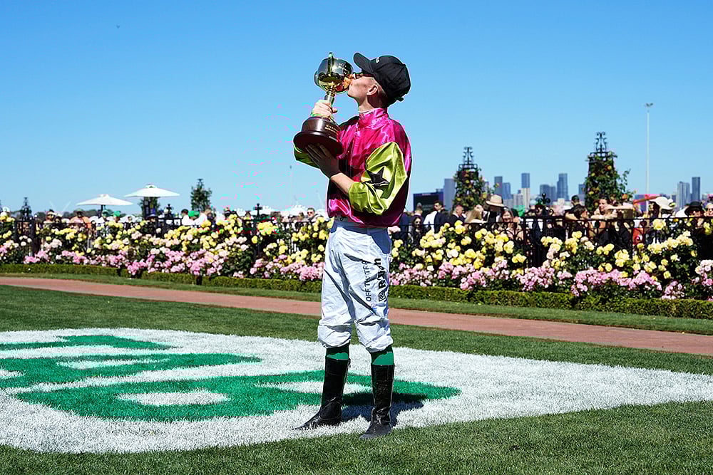 | Photo: AP/Asanka Brendon Ratnayake : Australia Melbourne Cup Horse Racing
