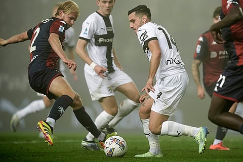 Serie A Soccer Match: Parma vs Genoa