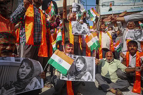 Shiv Sena Dogra Front protest