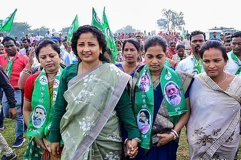 Kalpana Soren campaigns