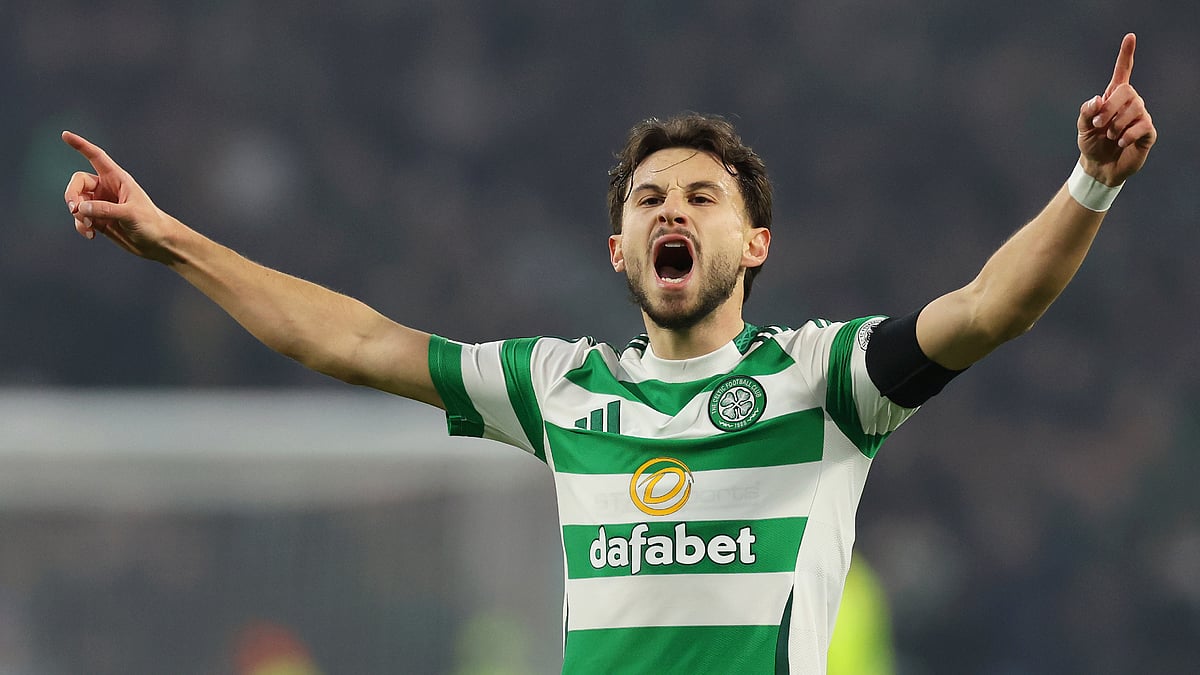 Nicolas Kuhn scored twice as RB Leipzig were beaten at Celtic Park