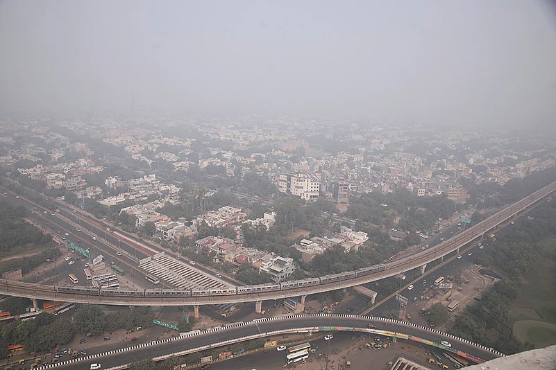 North India weather Air pollution photos_5