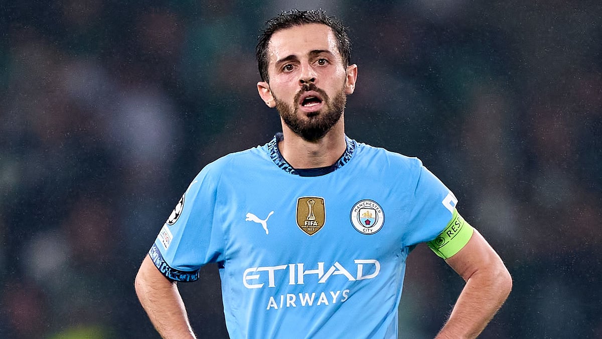 Silva looks on during City's defeat by Sporting