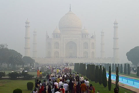 Smog in Agra