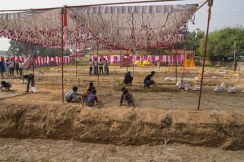 Chhath Puja preparations in Delhi