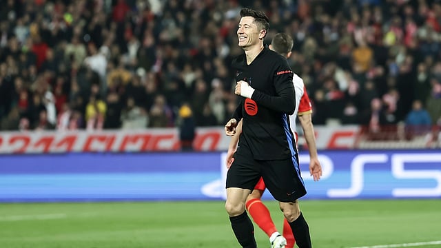 Red Star Belgrade Vs Barcelona: Robert Lewandowski Brace Helps Blaugrana To Comfortable Win