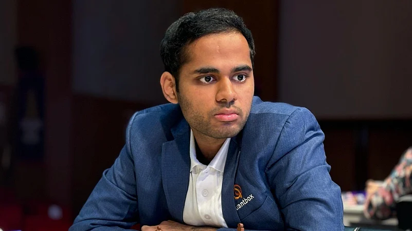 Arjun Erigaisi third round of Chennai Chess Grand Masters.