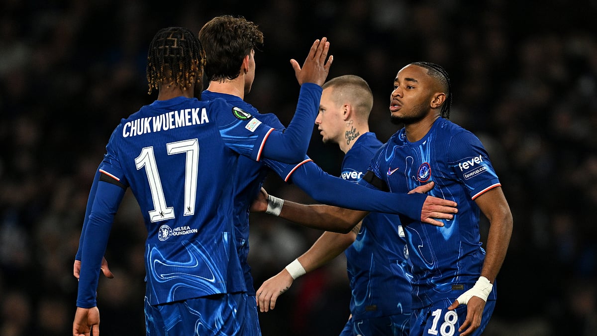 Chelsea swept aside Noah 8-0 in the Europa Conference League. - null