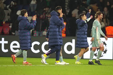 UEFA Champions League: Atletico Madrid celebrates their win against PSG