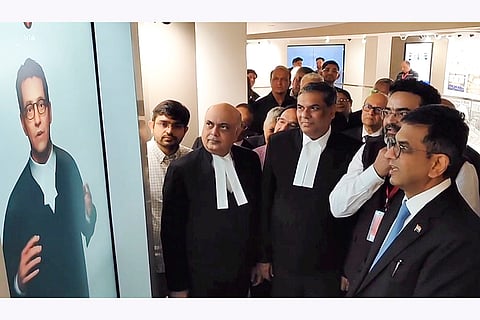 DY Chandrachud talks to AI rendition of himself