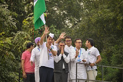 Congress Delhi Nyay Yatra begins at Rajghat