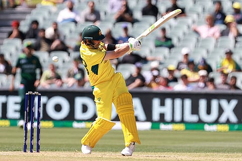 Australia vs Pakistan 2nd ODI: Australia's Josh Inglis a hits an edge and is caught out by Mohammad Rizwan