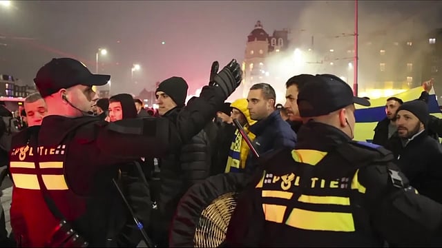 Europa League: Israeli Football Fans Clash With Protesters In Amsterdam