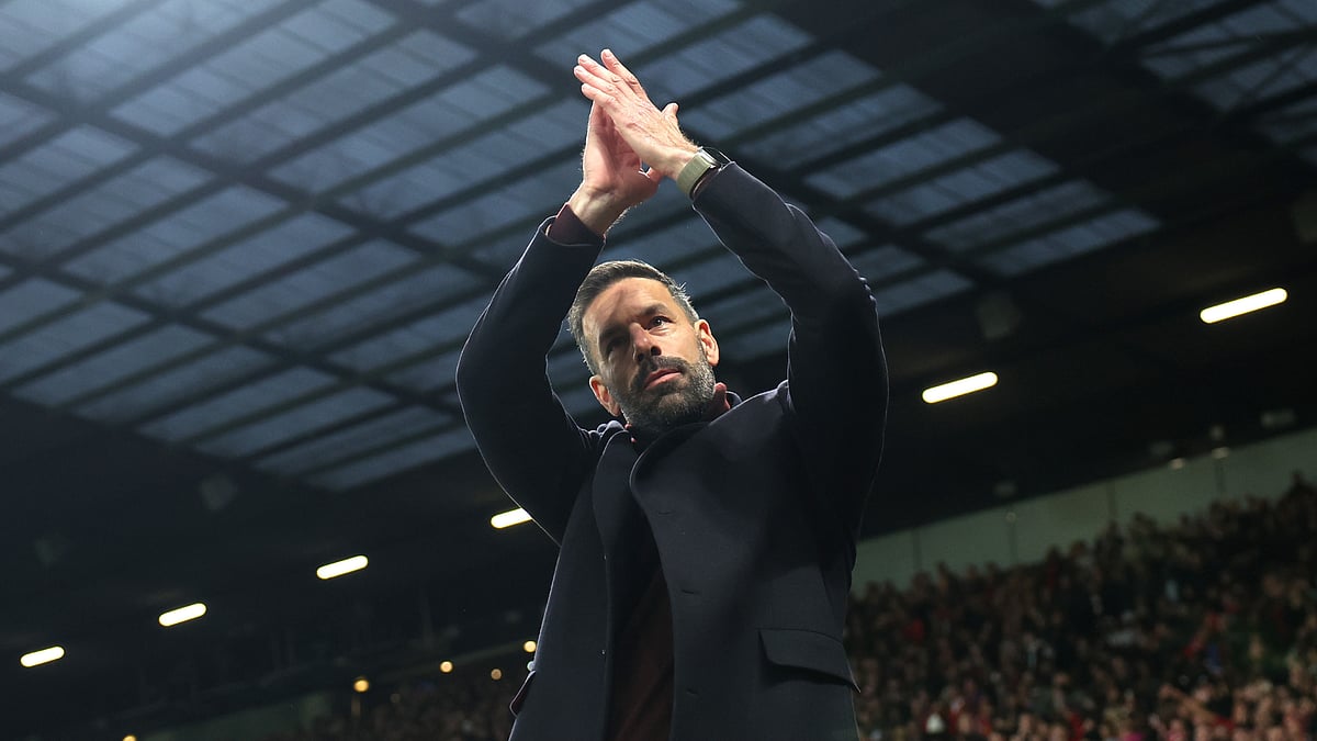 Ruud van Nistelrooy takes charge of his final game as Manchester United's interim boss on Sunday.