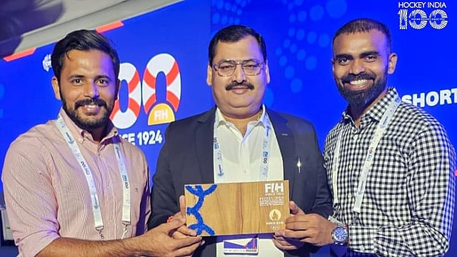 Indian Men's Hockey Team Honoured At FIH Congress For Paris Olympics Bronze