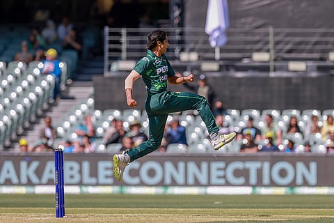Australia vs Pakistan 2nd ODI: Pakistan's Mohammad Hasnain jumps in air as he celebrates Steve Smith's wicket