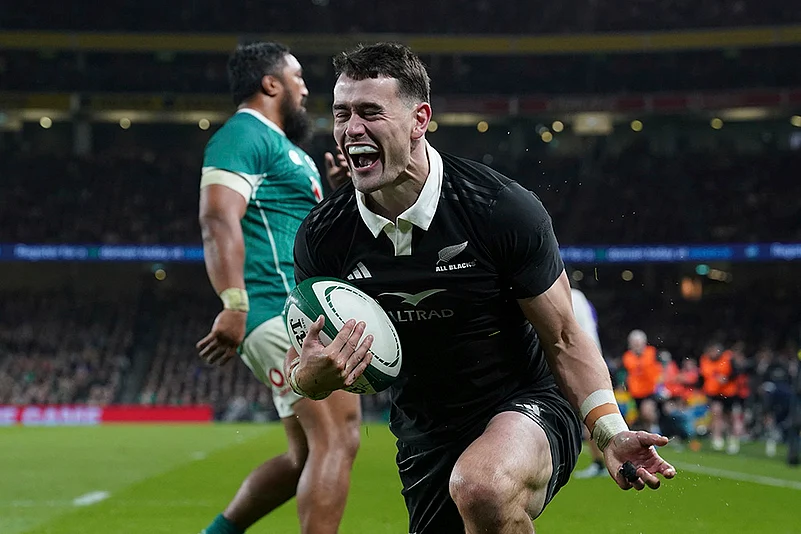 Autumn Nations Series Ireland vs New Zealand Rugby game photos_Will Jordan