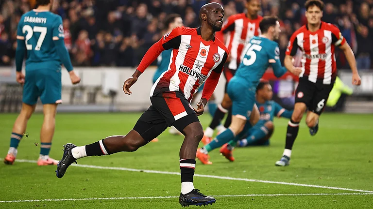 Yoane Wissa delivered a brace as Brentford came back twice to defeat Bournemouth. - null