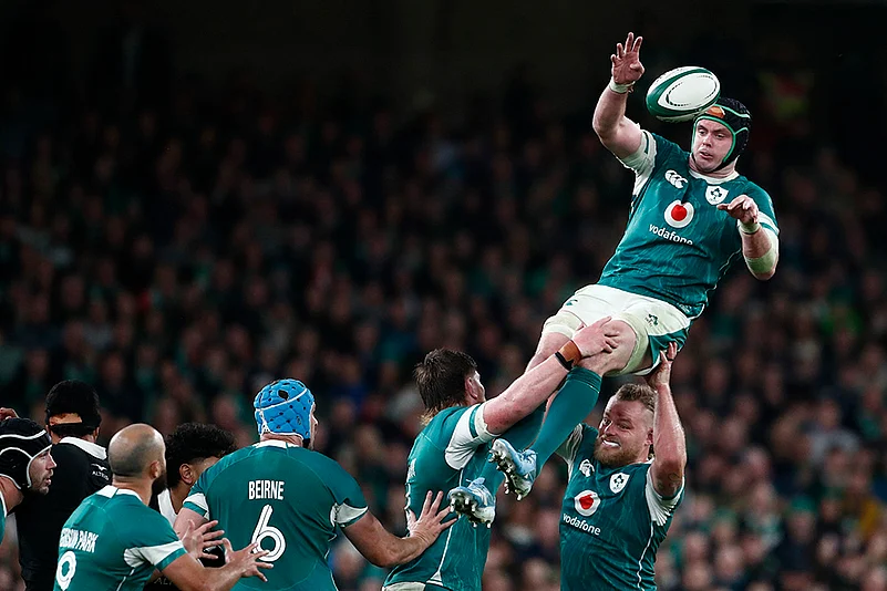 Autumn Nations Series Ireland vs New Zealand Rugby game photos_James Ryan