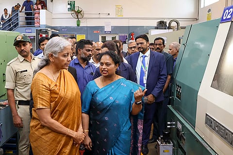 Sitharaman in Bengaluru