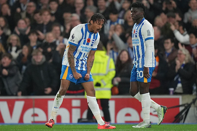 English Premier League 2024-25 Brighton vs Manchester City photo gallery_Joao Pedro