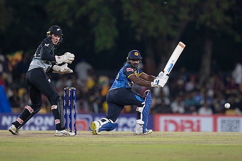 SL vs NZ 2nd T20: Sri Lanka's Kusal Janith Perera plays a shot