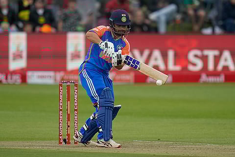 IND vs SA 2nd T20: India's Rinku Singh plays a shot during the second T20 cricket match