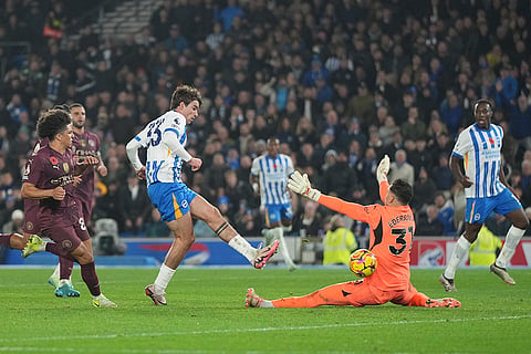 EPL 2024-25: Brighton's Matt O'Riley scores against Man City