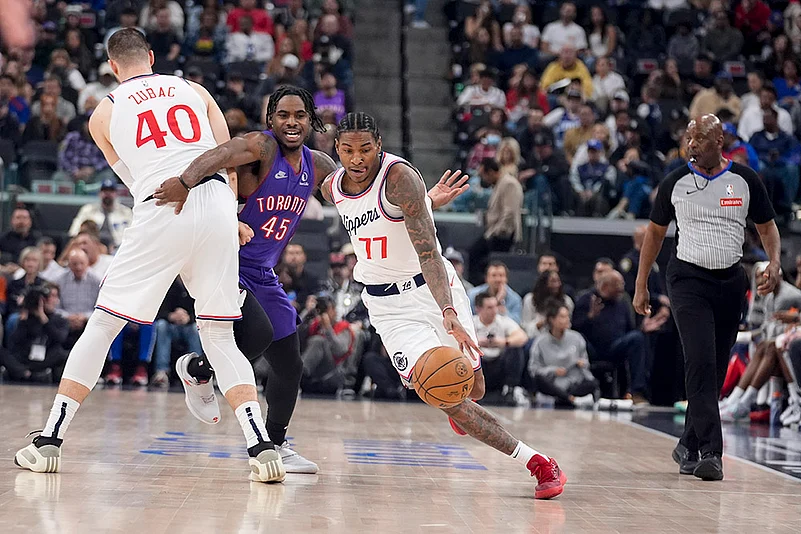 Tornado Raptors vs Los Angeles Clippers Basketball match photo gallery_Kevin Porter Jr.