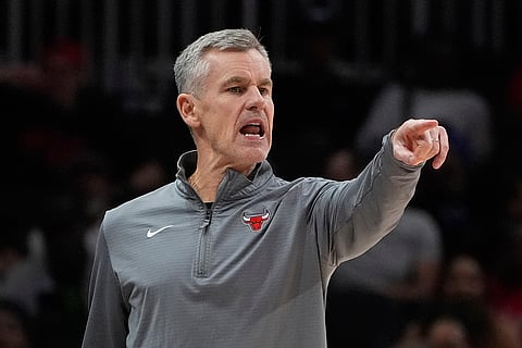 NBA: Bulls head coach Billy Donovan