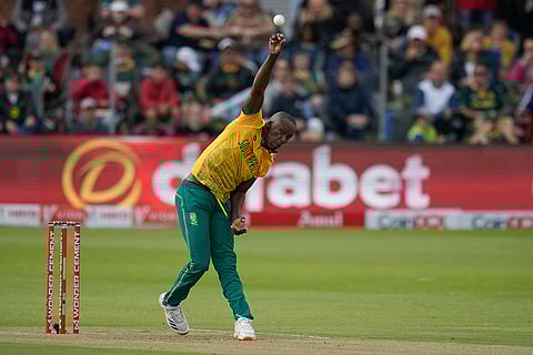 IND vs SA 2nd T20: South Africa's Andile Simelane bowls a delivery during the second T20