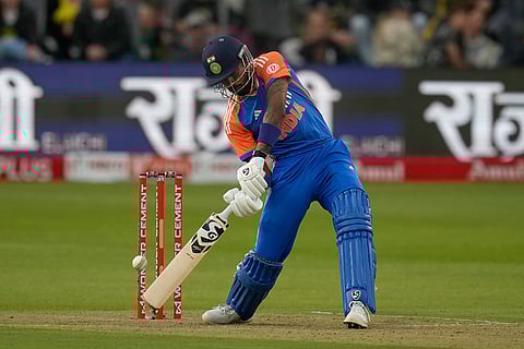 IND vs SA 2nd T20: India's Hardik Pandya plays a shot during the second T20 cricket