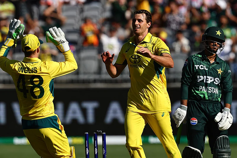 Pakistan vs Australia 3rd ODI Cricket match In Perth_Lance Morris