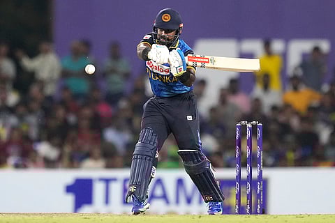 SL Vs NZ, 1st T20I: Sri Lanka's Captain Charith Asalanka plays a shot