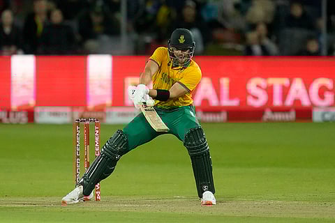 IND vs SA 2nd T20: South Africa's Tristan Stubbs plays a shot