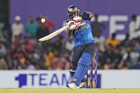 SL Vs NZ, 1st T20I: Sri Lanka's Wanindu Hasaranga plays a shot