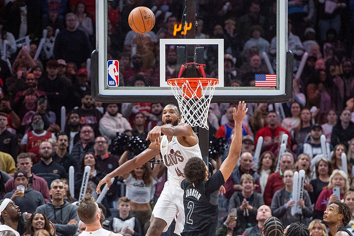 Brooklyn Nets vs Cleveland Cavaliers Basketball match photo gallery_Evan Mobley