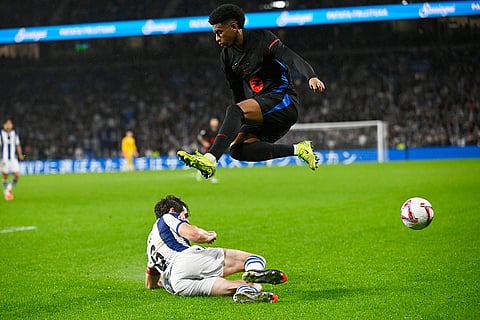 Spain Soccer La Liga: Barcelona vs Real Sociedad