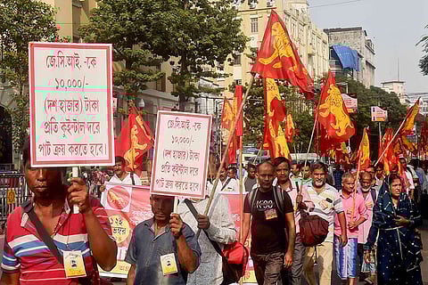 Protest over Kolkata doctor rape-murder case