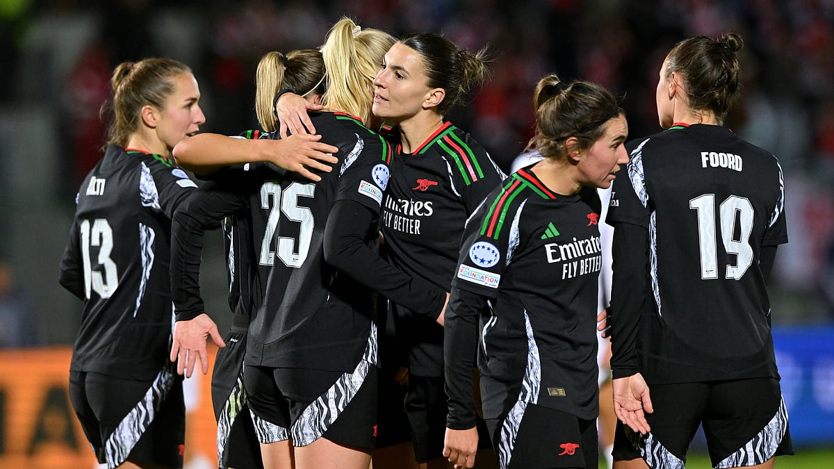 Arsenal thrashed Juventus 4-0 in the Women's Champions League on Tuesday