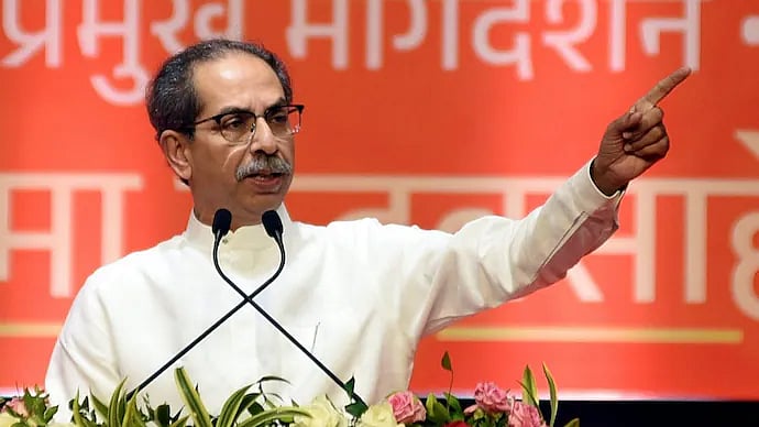 PTI : Shiv Sena (UBT) chief Uddhav Thackeray 