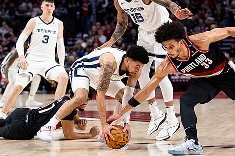 Grizzlies Trail Blazers Basketball