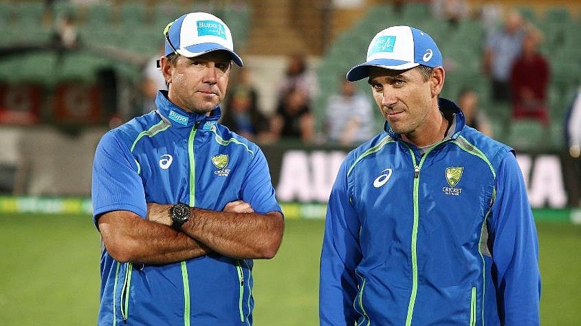 ICC : IPL Mega Auction: Ricky Ponting (left) with Justin Langer.